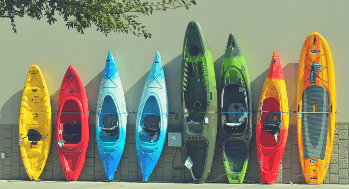 many different kayak sizes