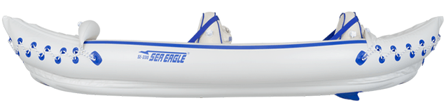 Example of an inflatable kayak