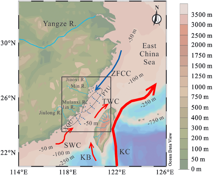 Map of Currents & Tides