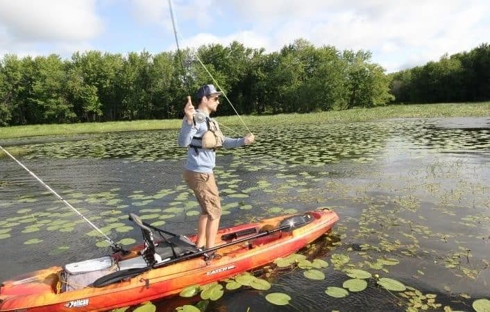 Pelican Catch 120 - 2023 Review of This Stand & Cast Fishing Kayak