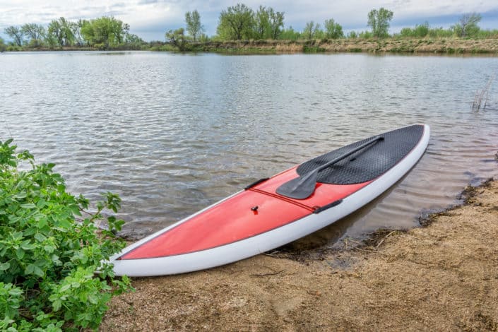 picture of a hard-sided paddleboard