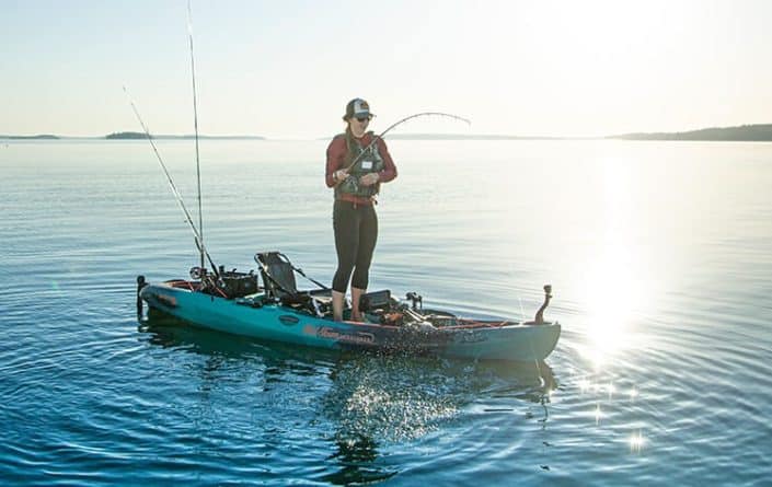 Old Town Sportsman Salty PDL 120 Kayak Ember